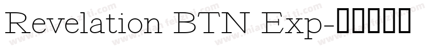 Revelation BTN Exp字体转换